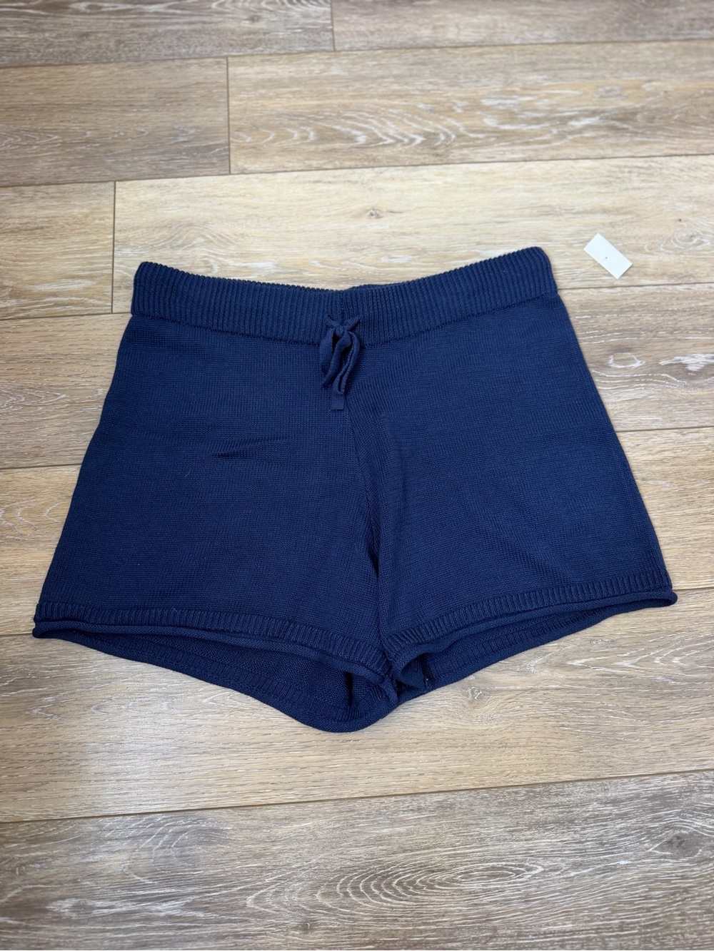Life Is Good Navy Knit High-Waist Lounge Shorts